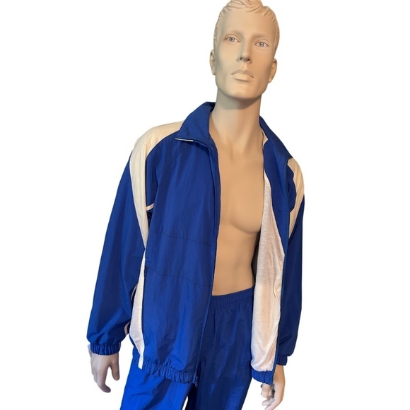 Vintage 90s Speedo Track Suit Fitness Nylon Jacket & Pants Old School NWT NOS - Picture 8 of 16